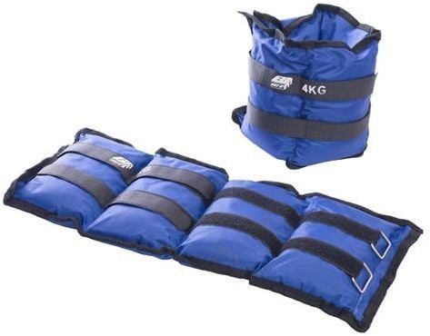 Eb Fit belastninger med borrelås 2x 4 kg blå Eb Fit belastninger med borrelås 2x 4 kg blå