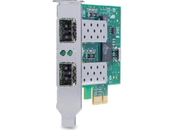 Allied Telesis AT-2911SFP/2 - Nätverksadapter - PCIe 2.0 låg profil - SFP (mini-GBIC) x 2 - offentliga sektorn, federal förvaltning - TAA-kompatibel