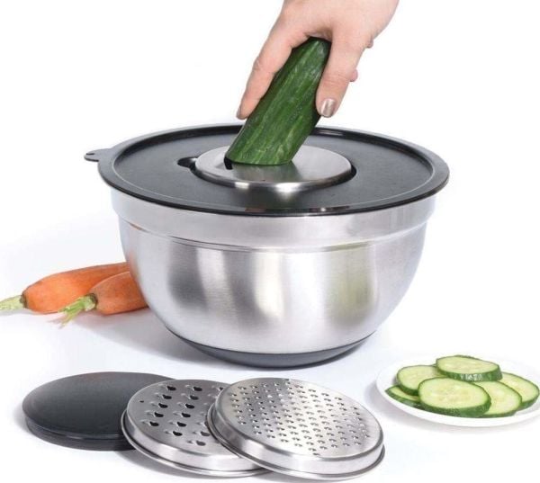 Excellent Houseware KITCHEN TARLET 3 kpl 26 cm kulho + 4.5L kansi