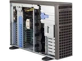 Supermicro SC747 BTQ-R2K04B - Tower - 4U - utvidet ATX (E-ATX) - SATA/SAS - hot-swap 2000 watt - svart