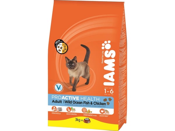Iams CAT Vitality Adult Ocean Fish 3 kg
