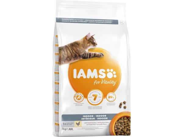 Iams CAT Vitality Adult Indoor Chicken 3 kg