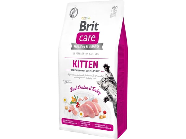 Brit Care Cat GF Kitten Healthy Growth+Development 7kg
