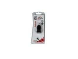 2GO 794086, innendørs, e-bokleser, mobiltelefon, MP3, MP4, bærbar spillkonsoll, nettbrett, sigarettenner, svart, 12 - 24V, 5V