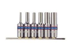 KING TONY bitssett stjerne T 3/8" 6 deler, lange bits