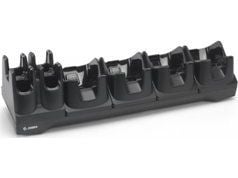 Zebra 4Slot Charge Only Cradle with 4Slot Spare Battery Charger - Håndholdt ladestativ + batterilader - utgangskontakter: 4 - for Zebra TC8000, TC8...
