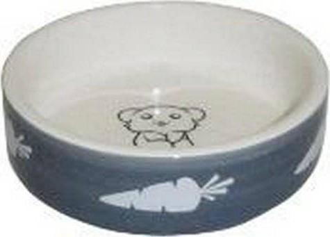Yarro International YARRO KERAMISK BOWL. TIL HAMSTER/MUS, GRÅ 8,5 x 3 CM