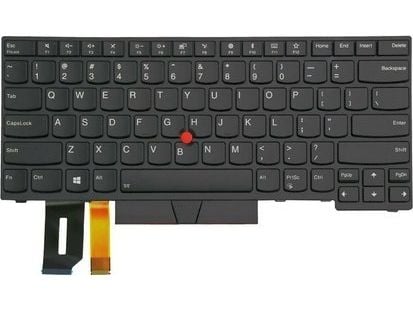 Lenovo 01YP372, Tastatur, Tysk, Bakgrunnsbelyst tastatur, Lenovo, ThinkPad T480s