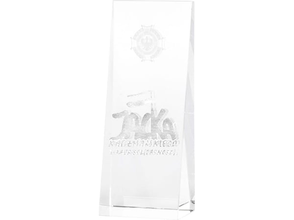 Victoria Sport Glass-trofé med 3D-gravering i etui