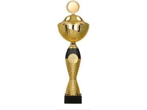 Victoria Sport pokal i metall med lokk