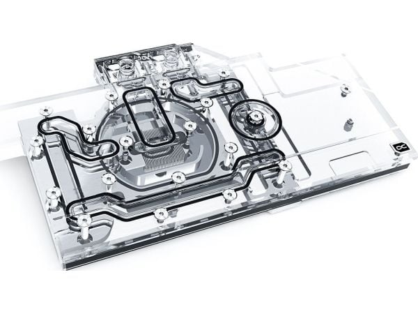 Alphacool 11952, Vannblokk + kjøleribbe, Aluminium, Polyoksymetylen (POM), Gjennomsiktig, Gigabyte Aorus GeForce RTX 3080 Master 10G Gigabyte Aorus...