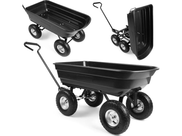 Humberg hagevogn tippbøtte 75 L