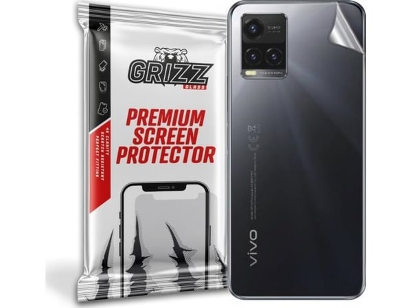 GrizzGlass beskyttelsesfilm bak Grizz Vivo Y33T