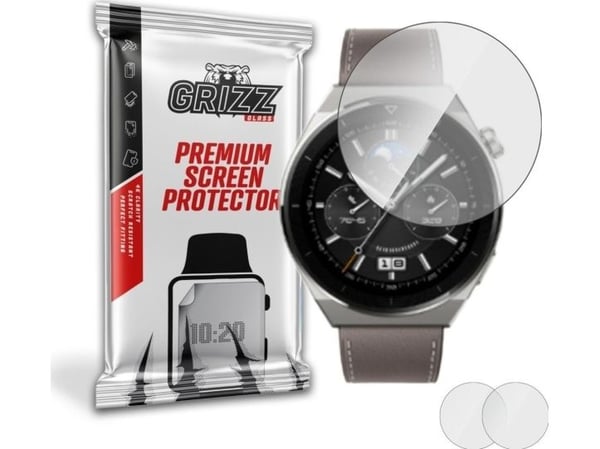 GrizzGlass hybridglass til Huawei Watch GT 3 Pro 46 mm