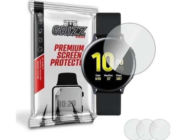 GrizzGlass hydrogel-film til Samsung Galaxy Watch Active 2 44 mm