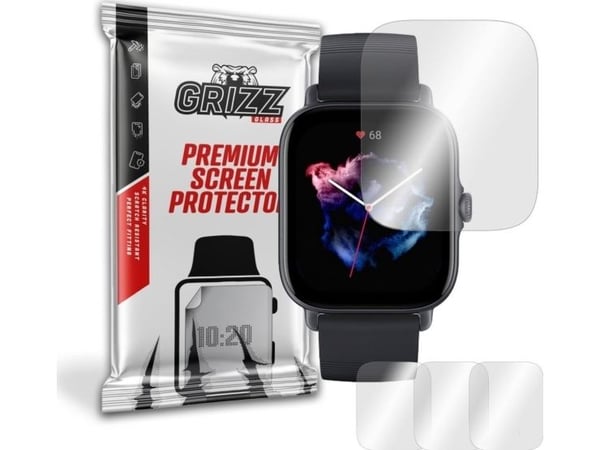 GrizzGlass hydrogel beskyttelsesfilm til Amazfit GTS 3