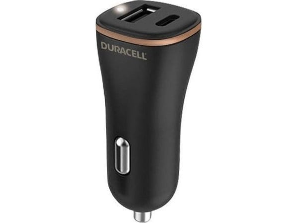 USB-billader, USB-C 27W Duracell (svart)