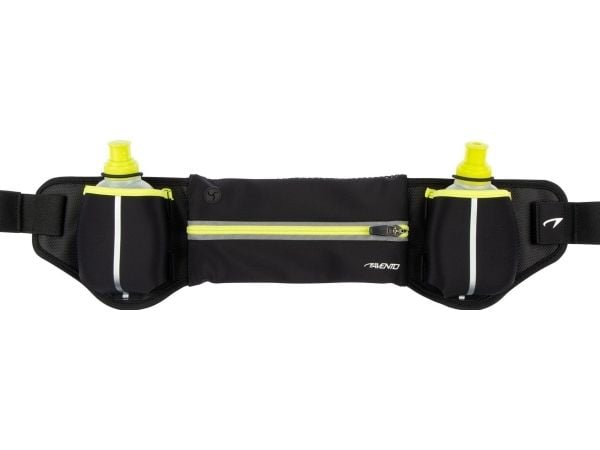 Belte for nybegynnere AVENTO 44RA svart/fluorescerende gul