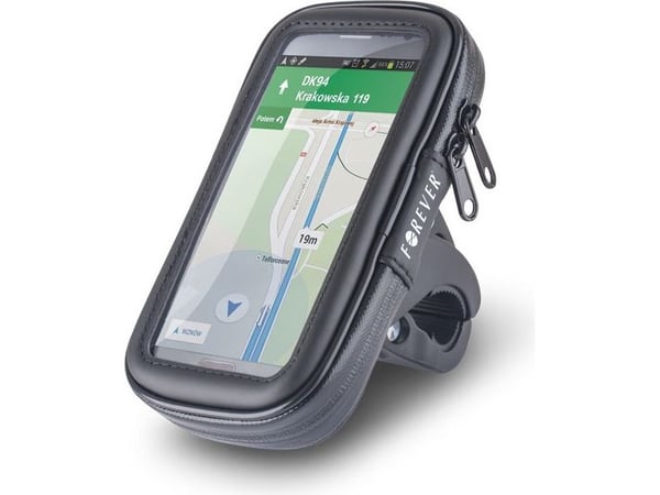 Forever BH-100XL, Mobiltelefon / smarttelefon, Passiv holder, Sykkel, Svart