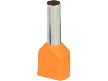 Orno isolerad dubbel hylsa, max 4 mm², kopparhylsa 12 mm, blister 25 st