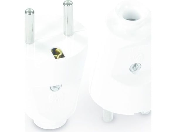 Volteo stickpropp rak, demonterbar 2P+Z, 16A, 250V vit