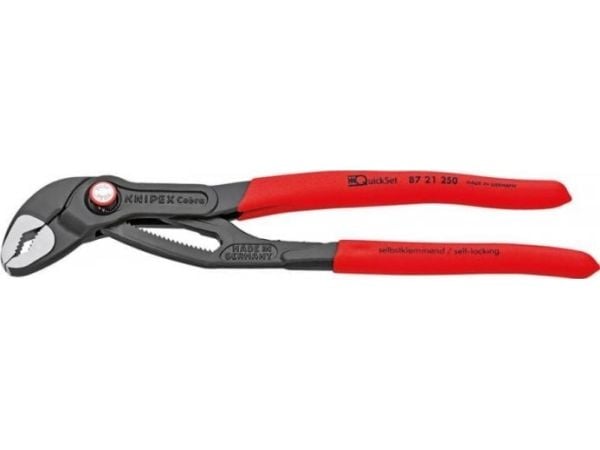 Knipex 87 21 300, Skrutang, 7 cm, 6 cm, Kromvanadiumstål, Metall, Plast, Rød