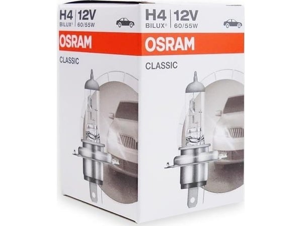 OSRAM halogenpære Classic H4 12V 60/55 P43t