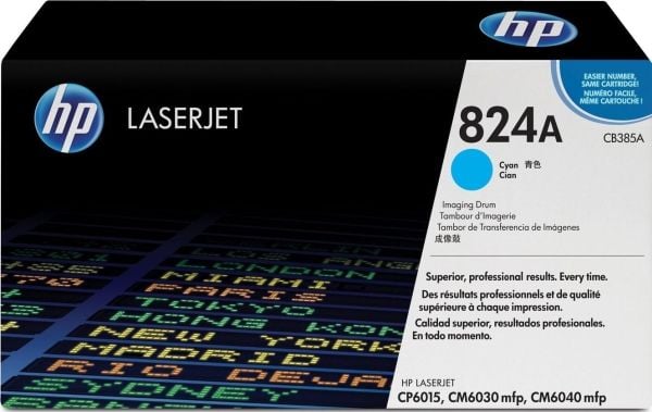 Fargetrommeenhet cyan 824A, HP Color LaserJet