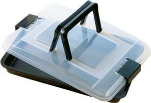 Kaiser 23.0075.0002, Rektangulær, Støpt aluminium, Sort