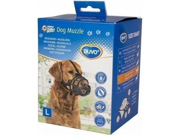 Duvo+ KAGANIEC munnkurv "L" av gummi for hund