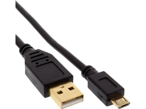 InLine 31730P, 3 m, USB A, Micro-USB B, Hanstik/Hanstik, Lajittelu