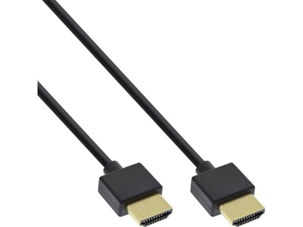 InLine 17502S, 1,8 m, HDMI Typ A (standard), HDMI Typ A (standard), Svart