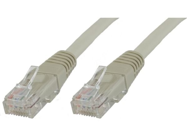 MicroConnect - Verkkokaapeli - RJ-45 (uros) - RJ-45 (uros) - 25 m - 6 mm - UTP - CAT 6 - pyöreä, solmuton, monisäikeinen - harmaa - harmaa