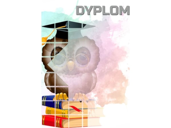 Tryumf diplom i papir - ugle (25 stk.) Tryumf diplom i papir - ugle (25 stk.)