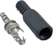 InLine 99100, 3.5mm, musta, Hopea, Metalli, 2 g, 70 mm, 123 mm