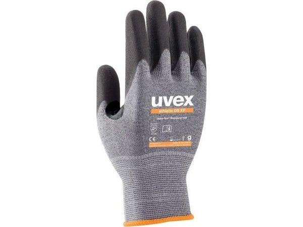 Uvex 60030, Fabrikkhansker, Antrasitt, Grå, Voksen, Voksen, Unisex, 1 stykker