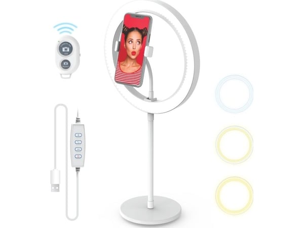 Digipower MyStory Beauty & Video Creation Kit - Lampehode - LED - DC