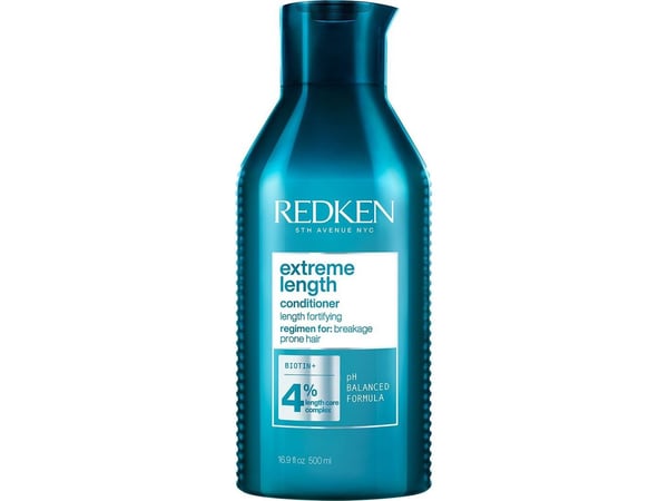 Redken Extreme Length Conditioner, Kvinner, 300 ml, Profesjonell balsam, Alt hår, Alle farger, Styrkende