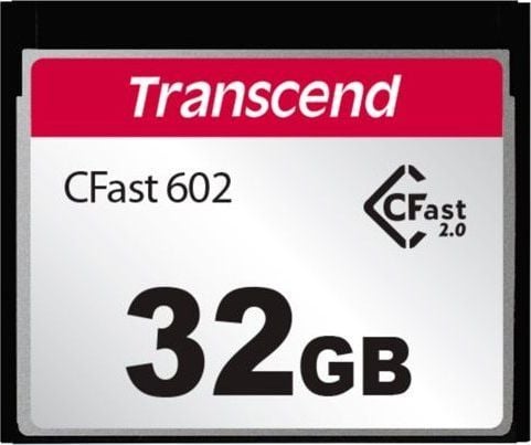 Transcend CFast 2.0 CFX602 - Flashminnekort - 32 GB - CFast 2.0