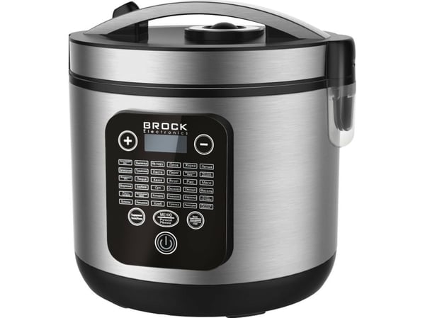 Brock Electronics MC 3601, 5 L, 700 W, 24 t, Satinert stål, Rustfritt stål, Keramikk