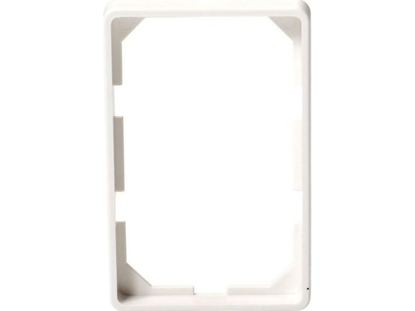 Lanview - Utgangsramme - 50 x 75 mm - hvit (en pakke 10)