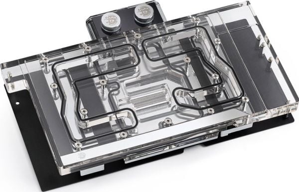 Bitspower Classic VGA, Vannblokk, Sort, Sølv, Gjennomsiktig, 3-pin, 1/4", ASUS TUF Gaming GeForce RTX 3070, 144,2 mm