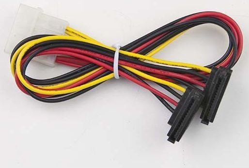 Supermicro - Strømadapter - 4-pin intern strøm (hann) til SATA-strøm (hunn) - 30 cm