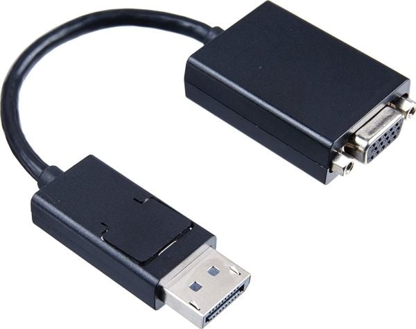 AV-adapter Lenovo Display Port - D-Sub (VGA) svart (DisplayPort for VGA-skjermboks)