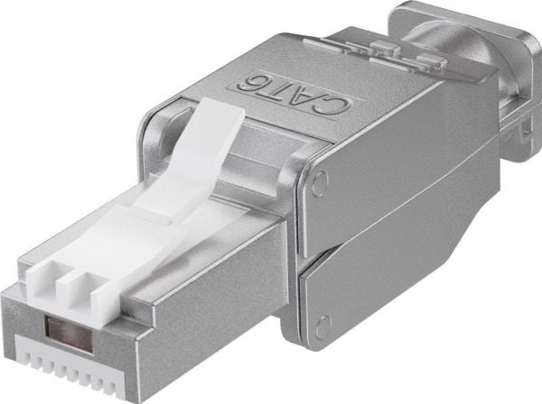 MicroConnect - Verkkoliitin - RJ-45 (uros) - STP - CAT 6 - hopea