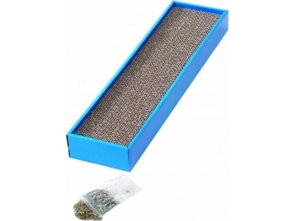 EBI klöspelare i kartong + catnip 50 cm