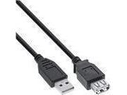 InLine 34602B, 2 m, USB A, USB A, USB 2.0, Svart