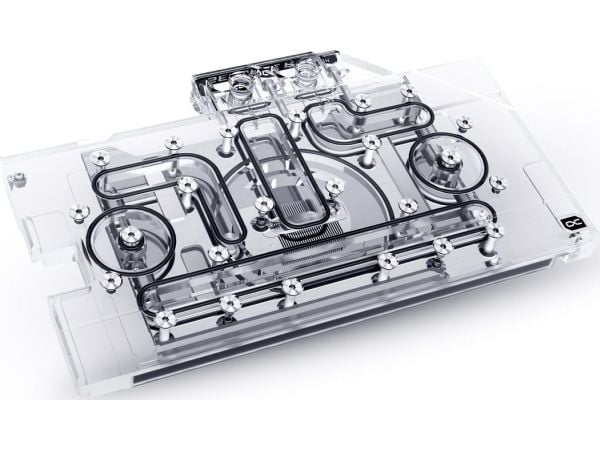 Alphacool Aurora Acryl GPX-N, Vannblokk + kjøleribbe, Akryl, Kobber (Cu), Gjennomsiktig, 1/4", 3-pin, NVIDIA GeForce RTX 3070