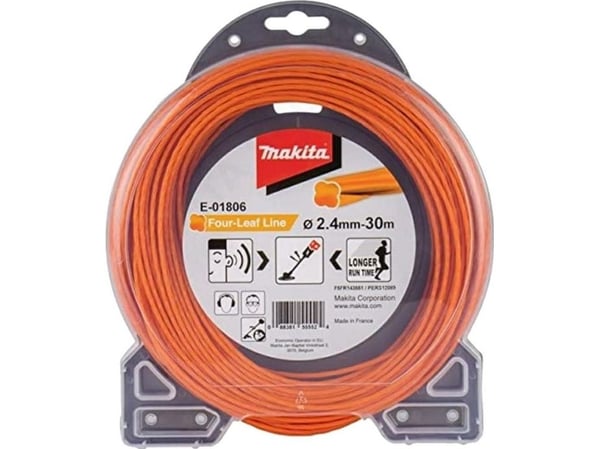 Makita E-01806, Raivaussahan siima, Oranssi, 30 m, 1 kpl