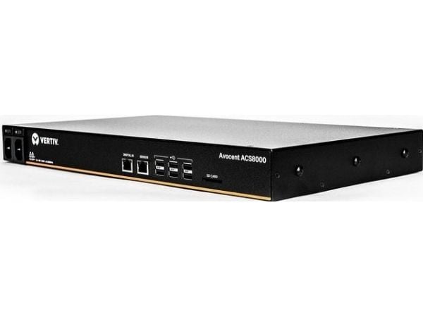Avocent ACS 8000 Serial Console ACS8048DAC - Konsollserver - 48 porter - 1GbE, RS-232, RS-422, RS-485 - 1U - rackmonterbar